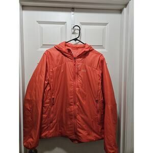 REI Co-op Jacket Women's Flash Insulated Hybrid Hoodie Zip 1X Plus Size Coral